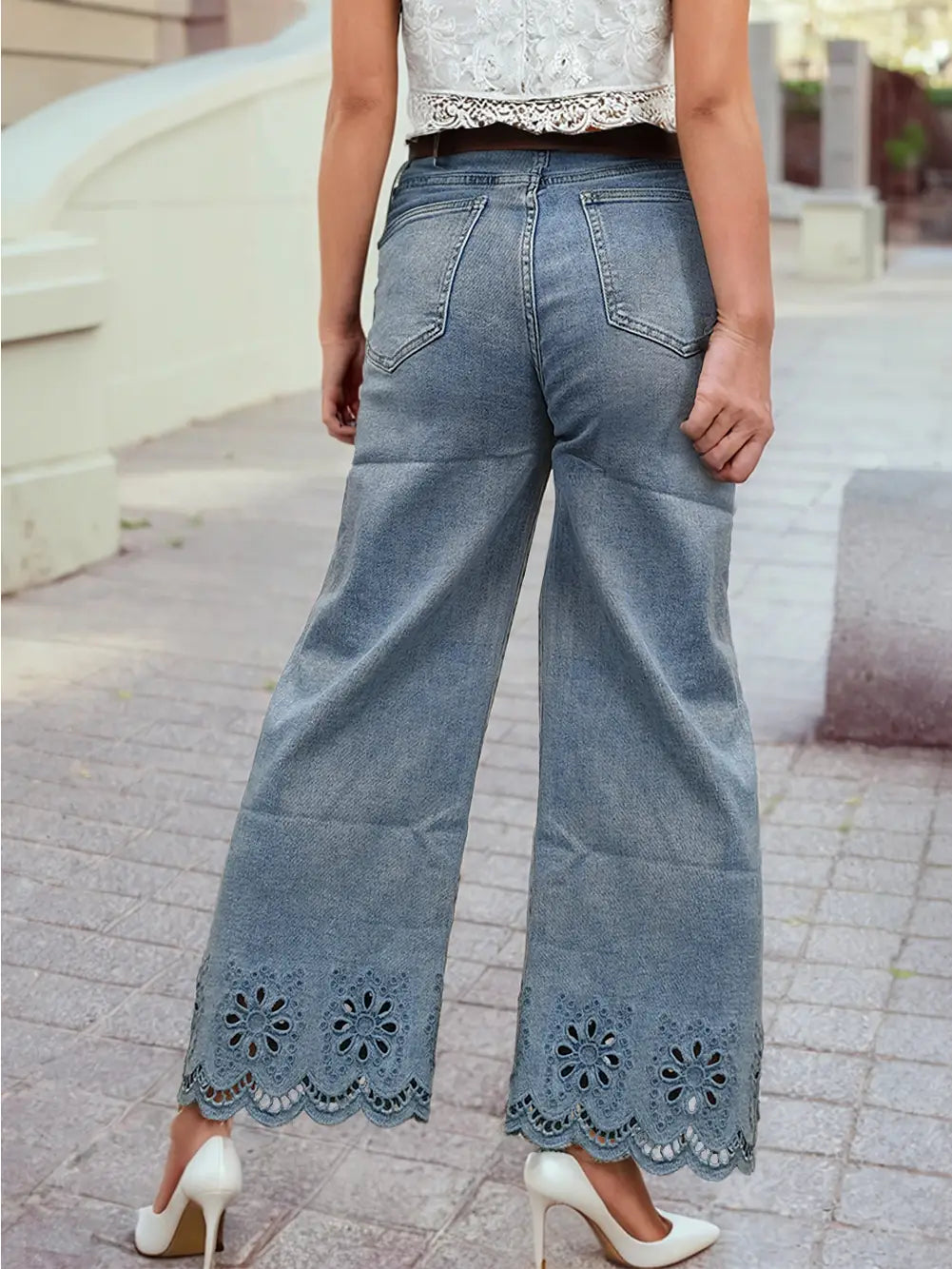 The Delilah Eyelit Jeans