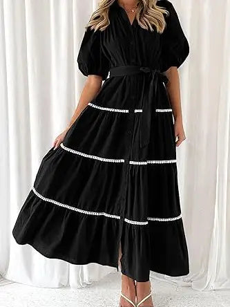 The Ava Tiered Maxi Dress