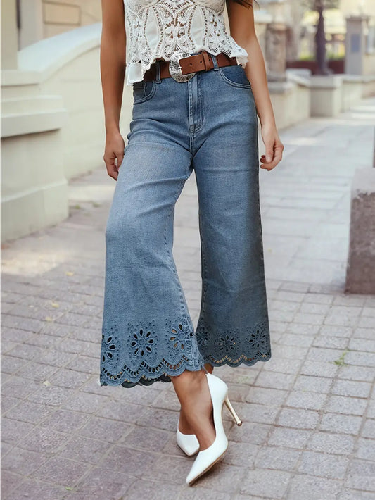 The Delilah Eyelit Jeans