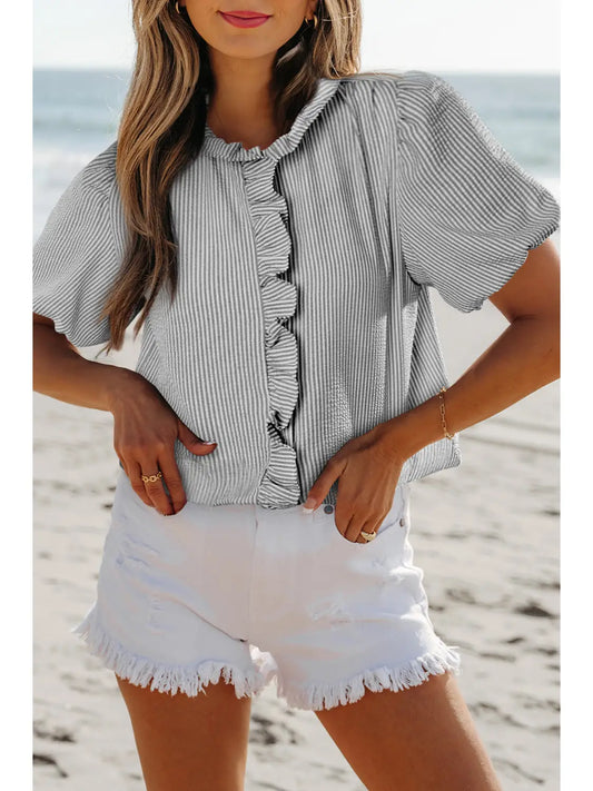 Evelyn Stripe Blouse